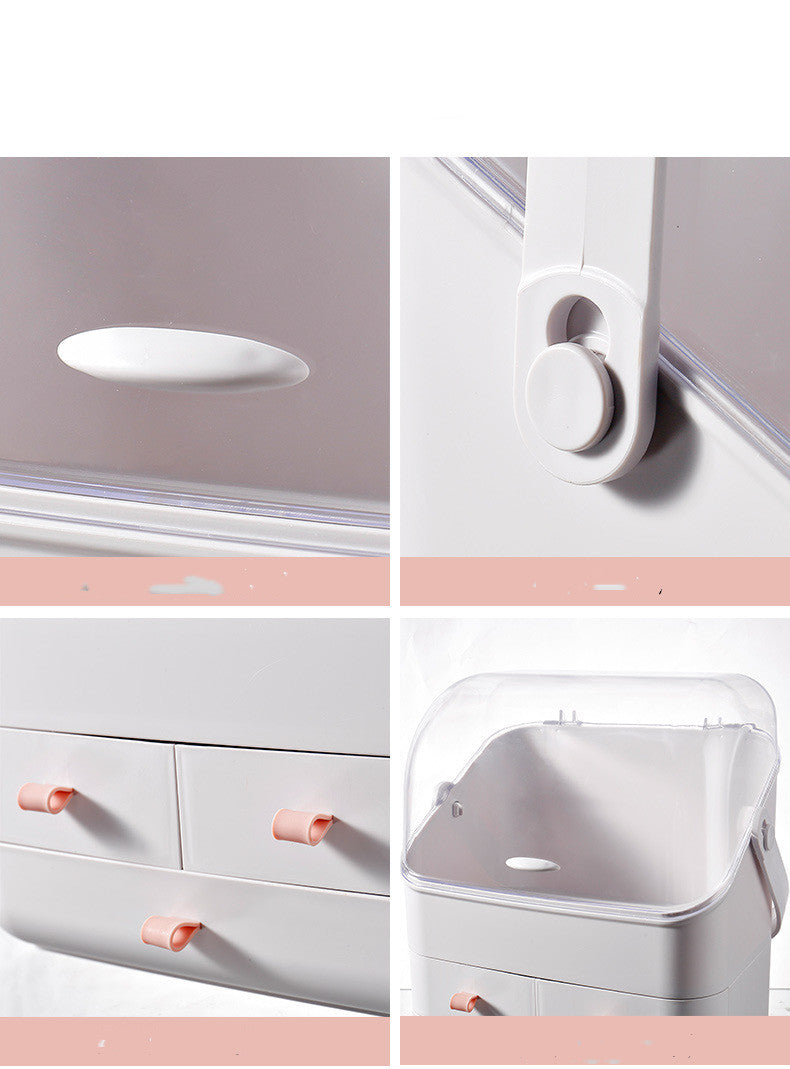 Dust-Proof Large Capacity Drawer Type Desktop Storage - MeNelly’s Boutique 