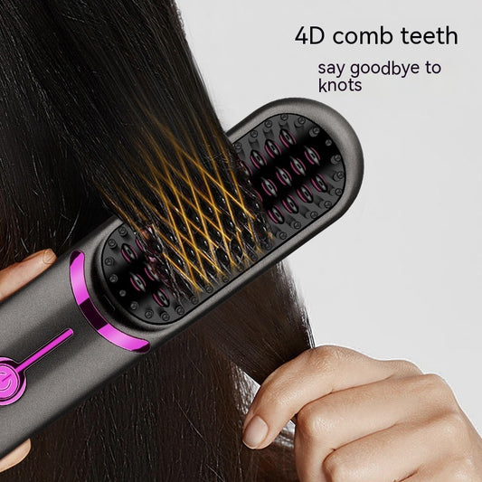 Wireless Straight Comb USB Charging Hairdressing Comb Rolls - MeNelly’s Boutique 